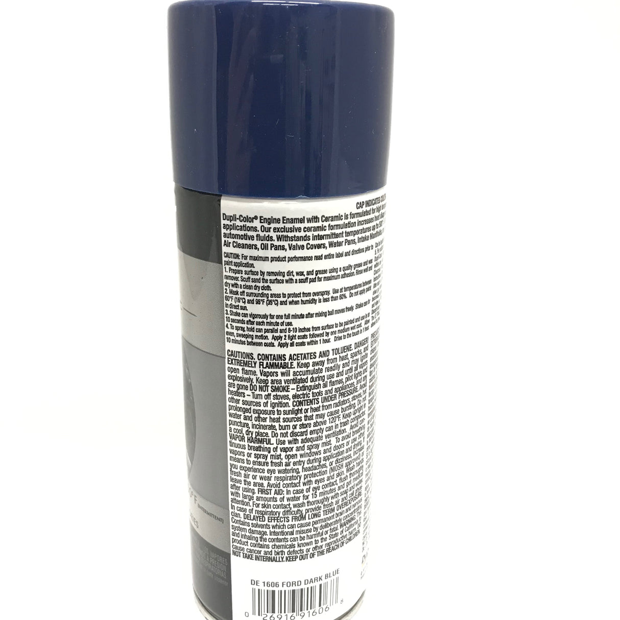 Duplicolor DE1606 - 6 Pack Engine Enamel Paint with Ceramic Ford Dark Blue - 12 oz