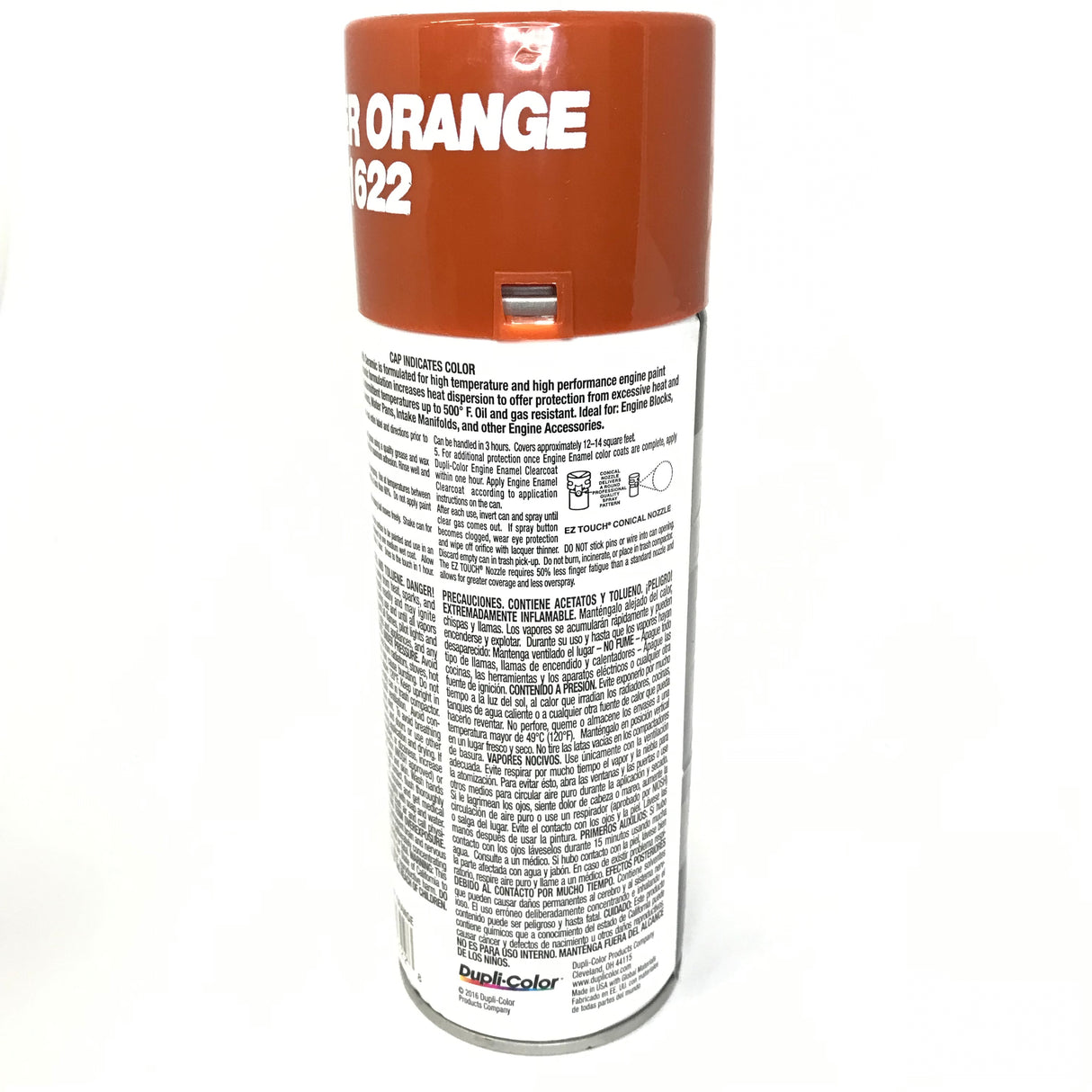 Duplicolor DE1622-6 PACK CHRYSLER ORANGE Engine Enamel Paint with Ceramic - 12 oz Aerosol