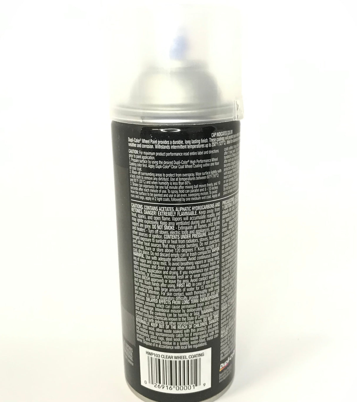 Duplicolor HWP103 Wheel Coating Spray Paint Gloss Clear Coat - 12 oz