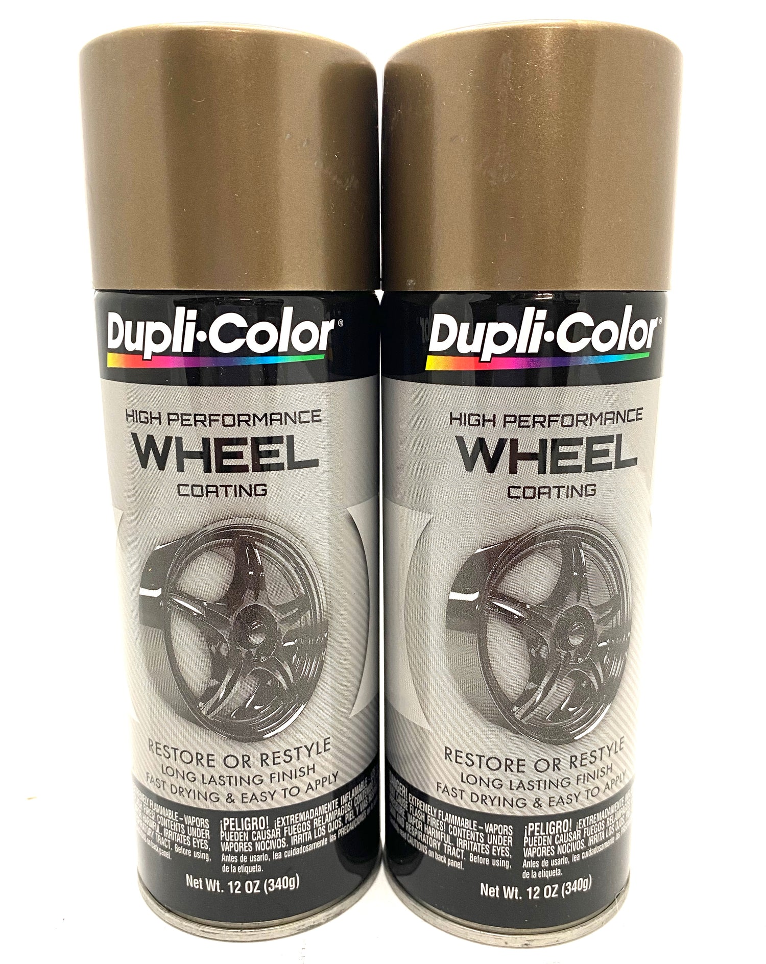 Duplicolor HWP105 - 2 Pack Wheel Coating Spray Paint Bronze - 12 oz
