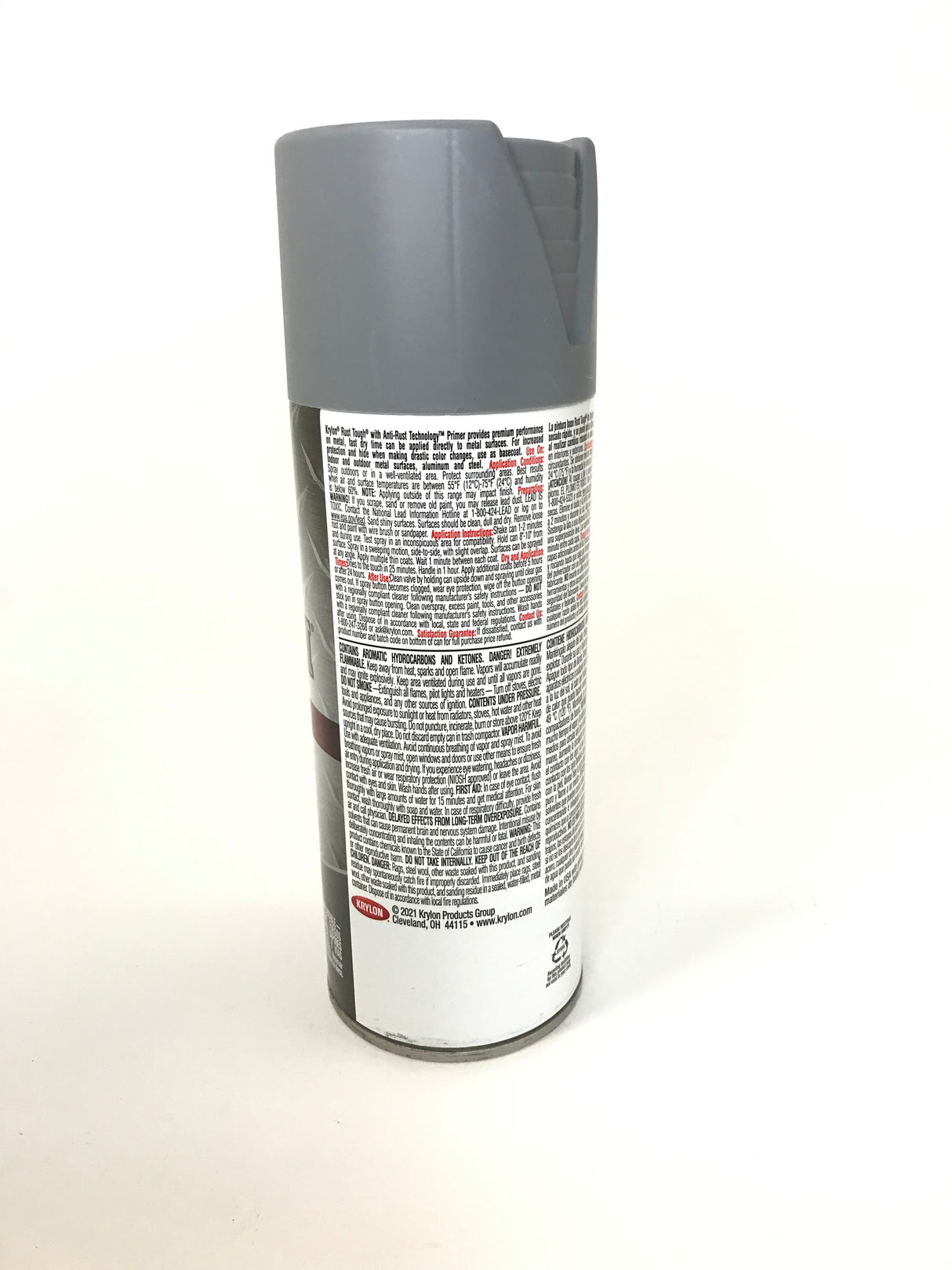 KRYLON RTA9205-4 PACK Rust Tough GRAY Primer - Max Protection - Quick Dry - 12 oz