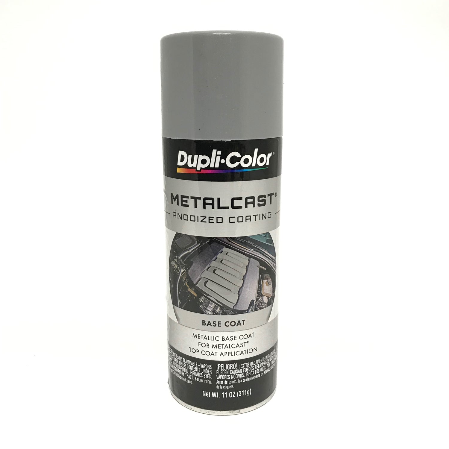 Duplicolor MC100 Metalcast Bright Metal Coat Anodized Automotive Paint - 11 oz