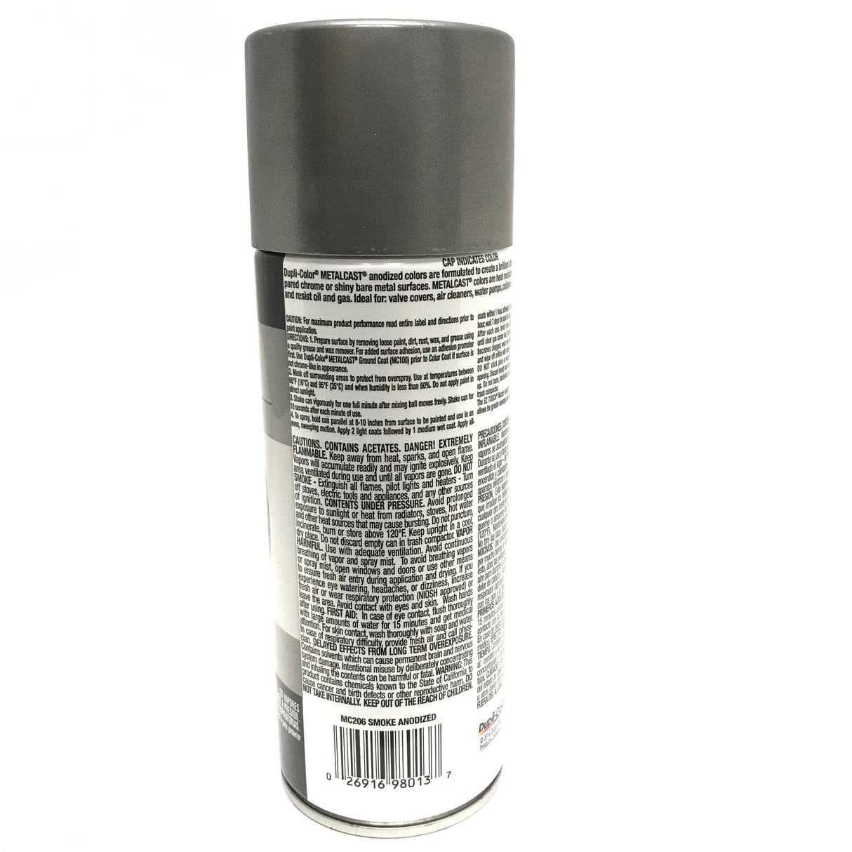 Duplicolor MC206 MetalCast SMOKE Anodized Heat Resistant Coating - 11oz Aerosol