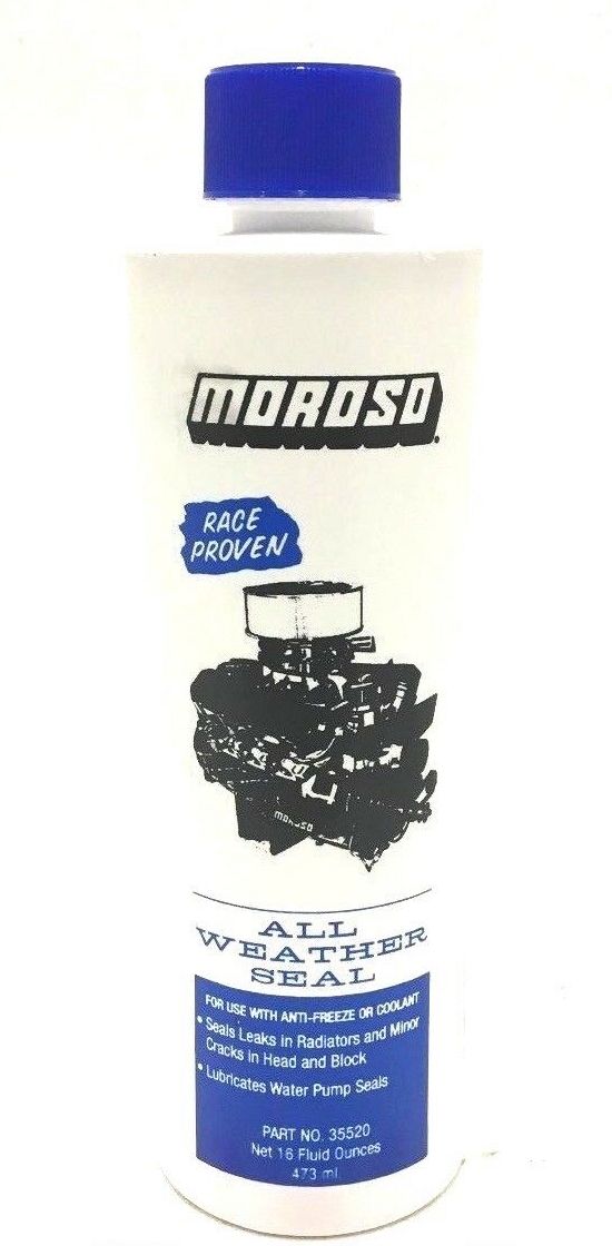 Moroso 35520 All Weather Seal - Use with Anti-Freeze or Coolant - 1 Pint Bottle