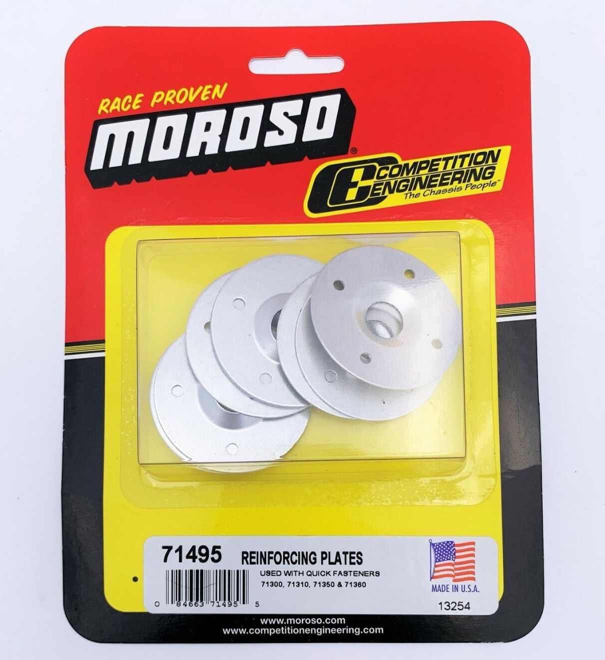 Moroso 71495 Quick Fastener Plate - 1.75" x .43 x .032