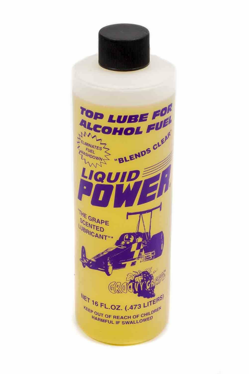 PowerPlus Lubricants Alcohol Top Lube Grape Scented 16oz-Liquid Power Upper Cylinder Lube
