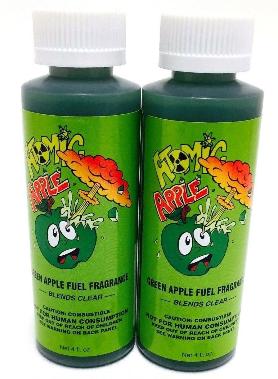 Power Plus Lubricants-2 PACK APPLE Fuel Fragrance for Car, Motorcycle, ATV, IMCA - 4 fl oz