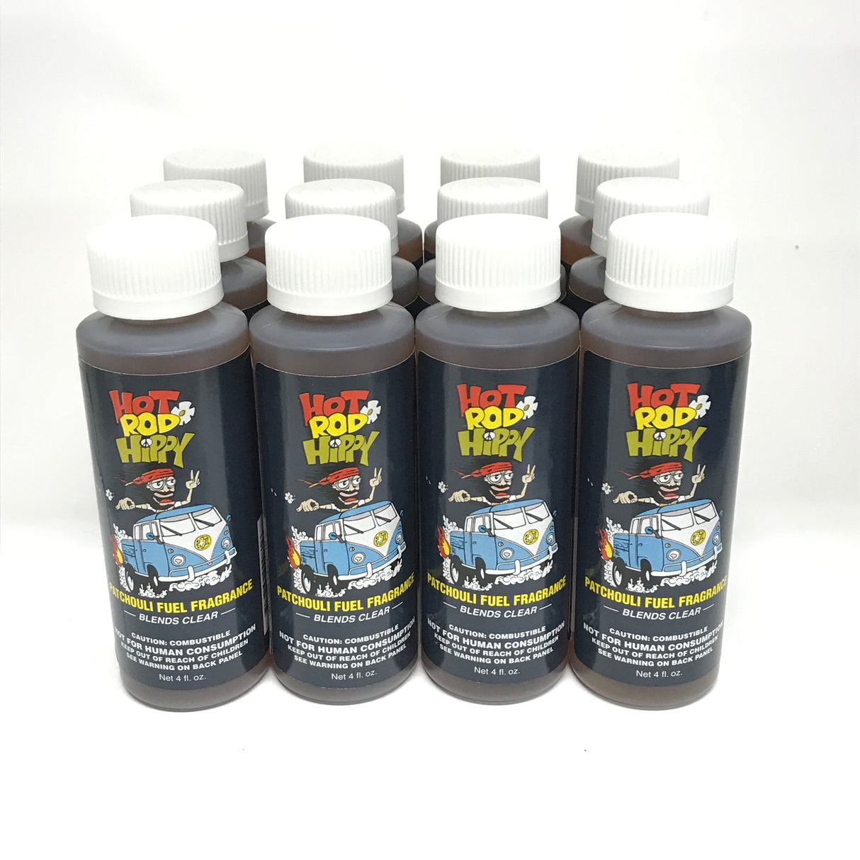 Power Plus Lubricants-12 PACK PATCHOULI Fuel Fragrance for Car, Motorcycle, ATV, IMCA - 4 fl oz