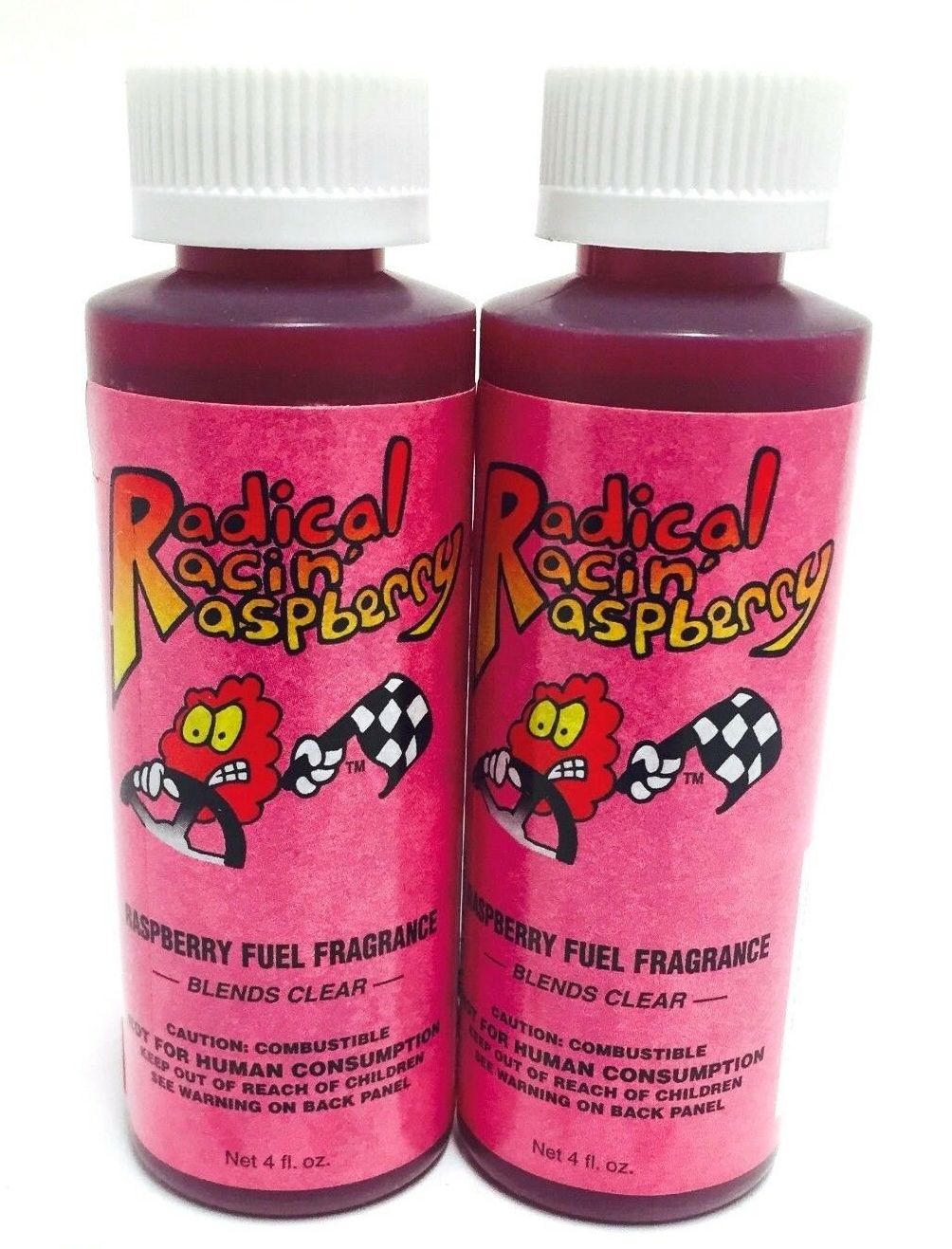 Power Plus Lubricants-2 PACK RASPBERRY Fuel Fragrance for Car, Motorcycle, ATV, IMCA - 4 fl oz