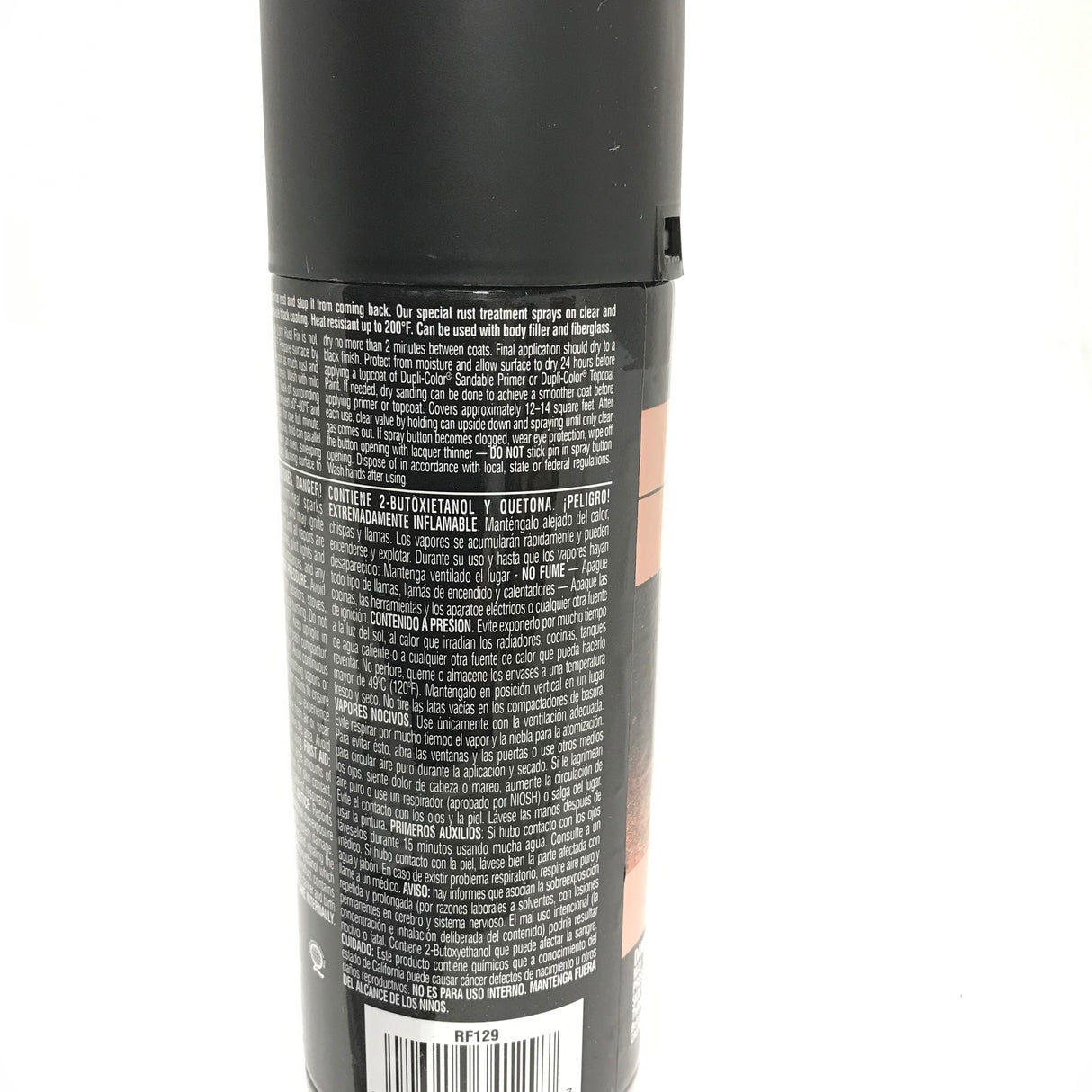 Duplicolor RF129 Black Rust Fix - Sandable & Paintable - 10.25oz