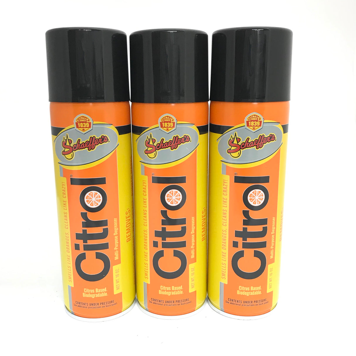 Schaeffer's Citrol 266-3 PACK Multi-purpose Degreaser & Industrial Cleaner - Citrus - 16oz