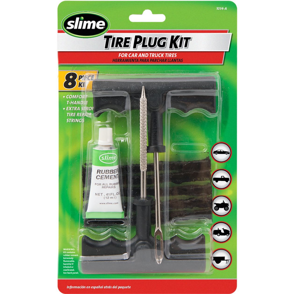 Slime 20189 Classic Tire Repair Kit (24 Patches)