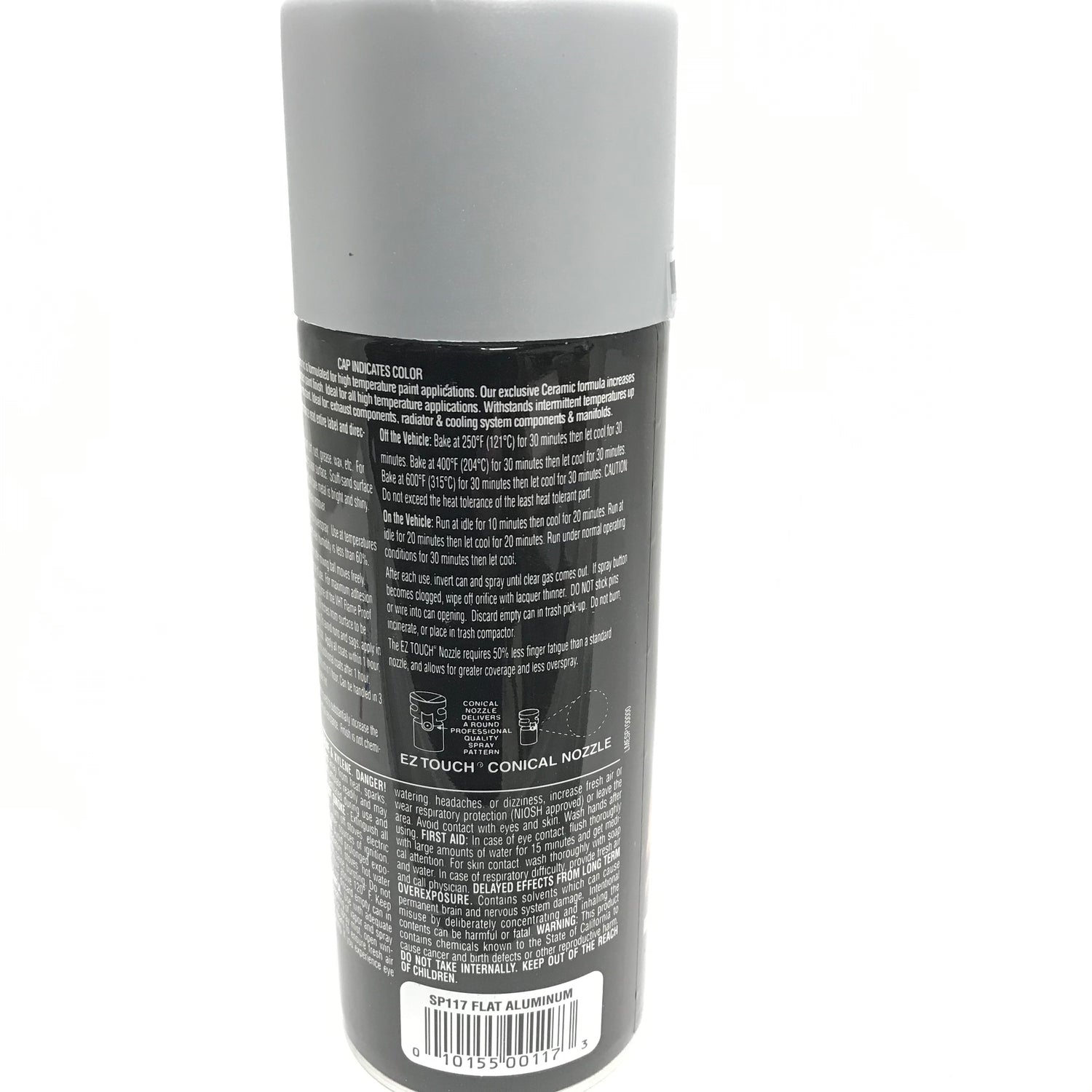 VHT SP117-3 PACK FLAT ALUMINUM High Temperature Flame Proof Header Paint - 11 oz