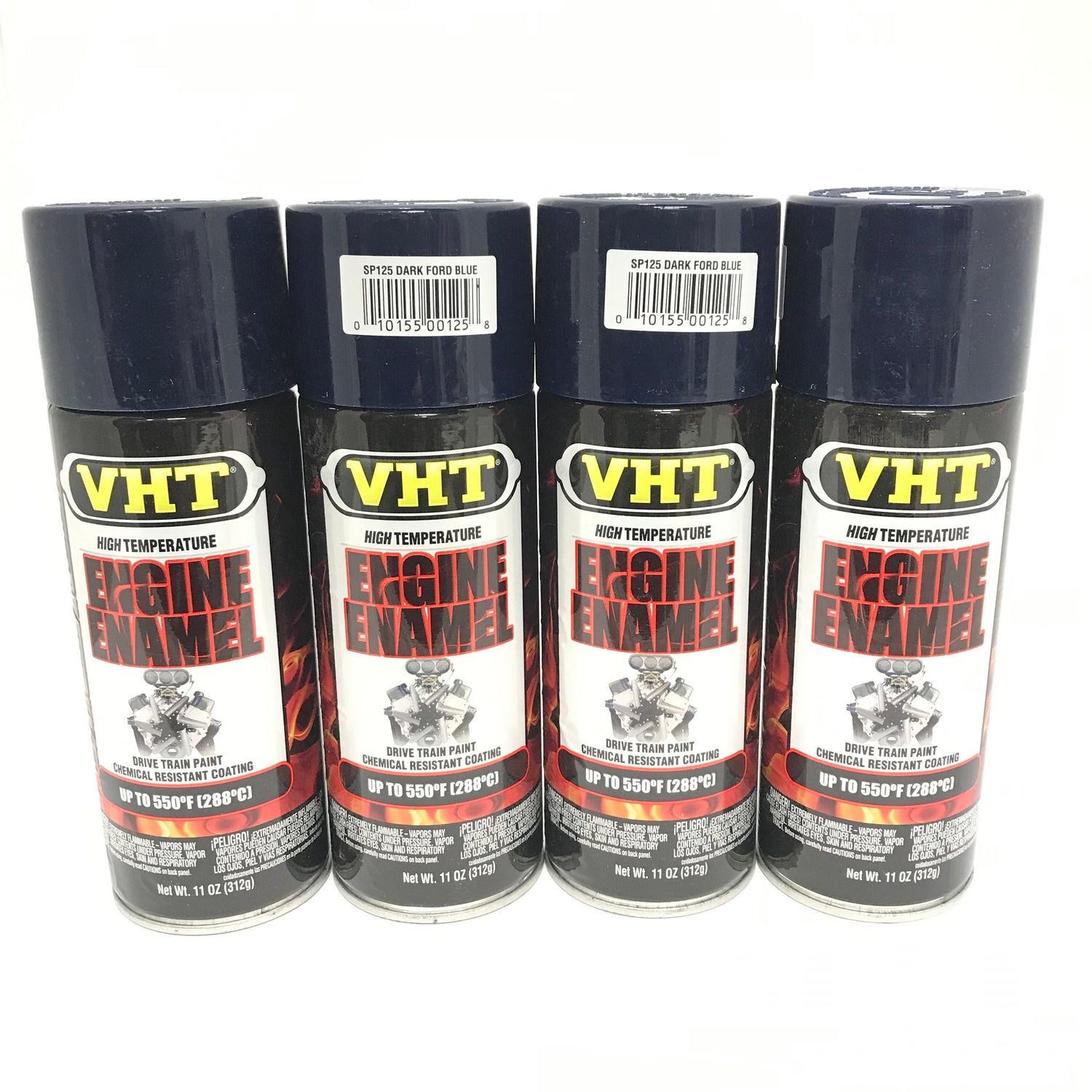 VHT SP125-4 PACK FORD DARK BLUE Engine Enamel High Heat Drive Train Paint - 11 oz
