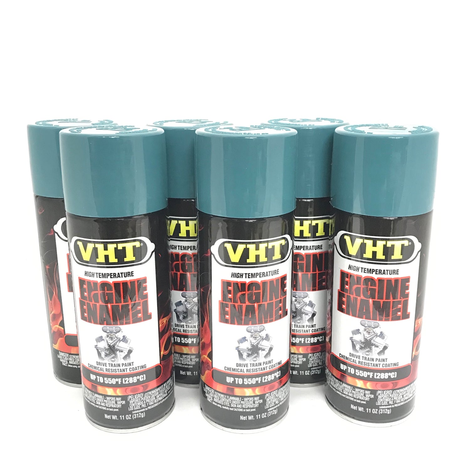VHT SP126-6 PACK EARLY CHRYSLER BLUE Engine Enamel High Heat Drive Train Paint - 11 oz