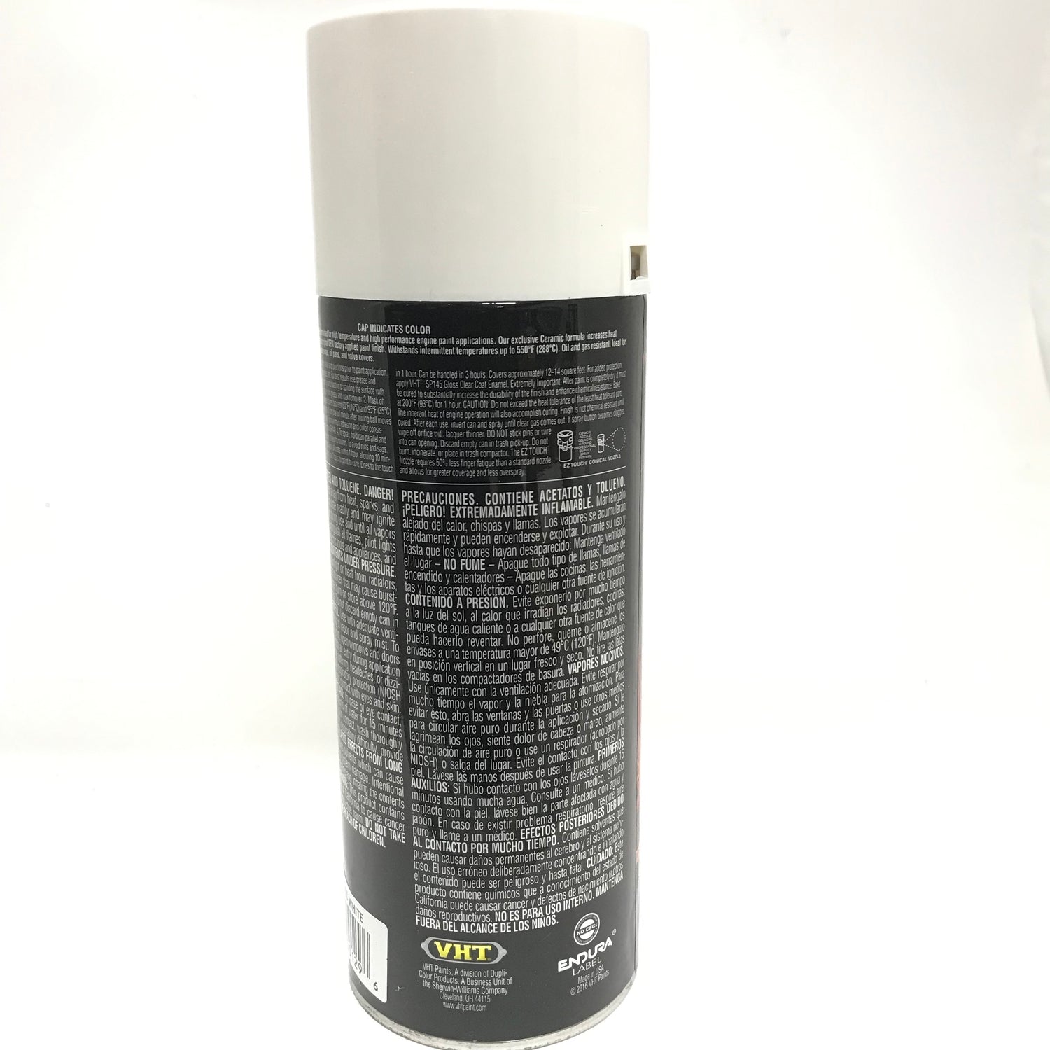 VHT SP129-4 PACK GLOSS WHITE Engine Enamel High Heat Drive Train Paint - 11 oz