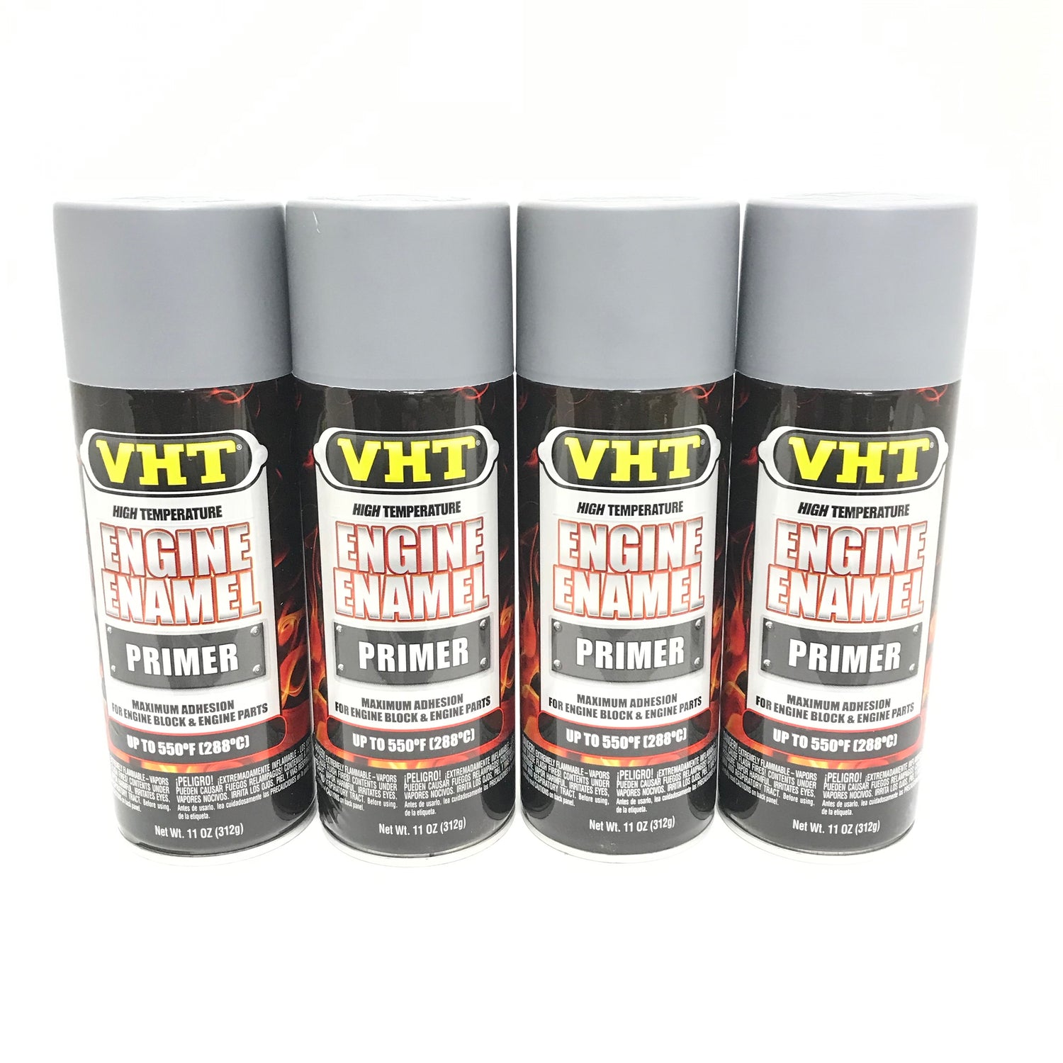 VHT SP148-4 PACK High Temperature Engine Enamel LIGHT GRAY Primer - 11 oz