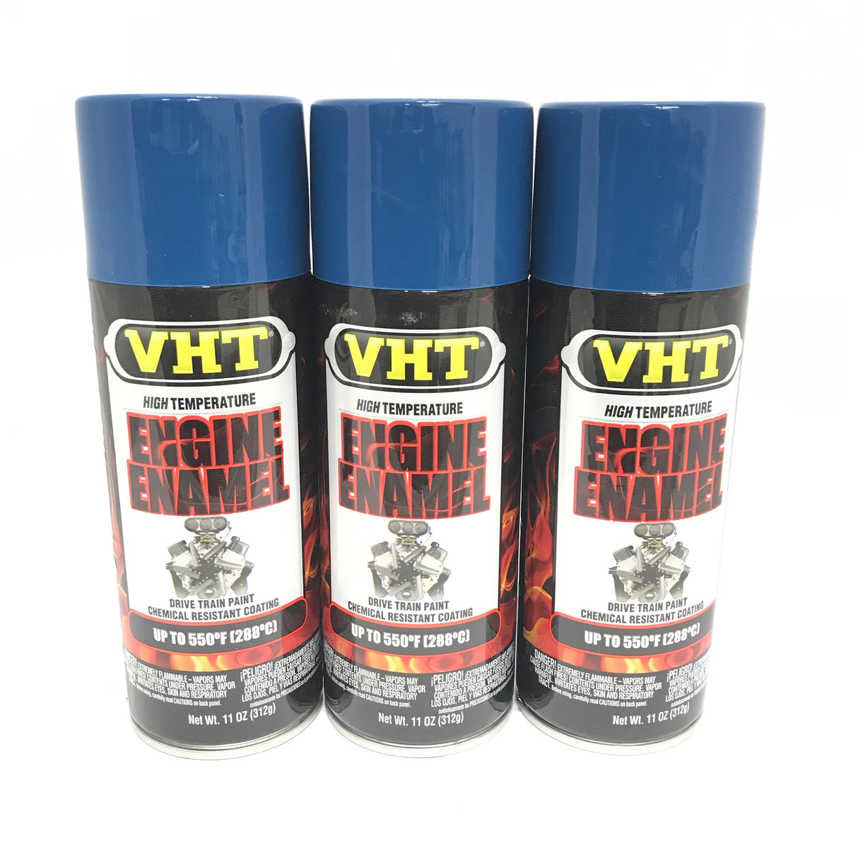 VHT SP153-3 PACK OLD FORD BLUE Engine Enamel Superior Heat & Chemical Resistant- 11 oz
