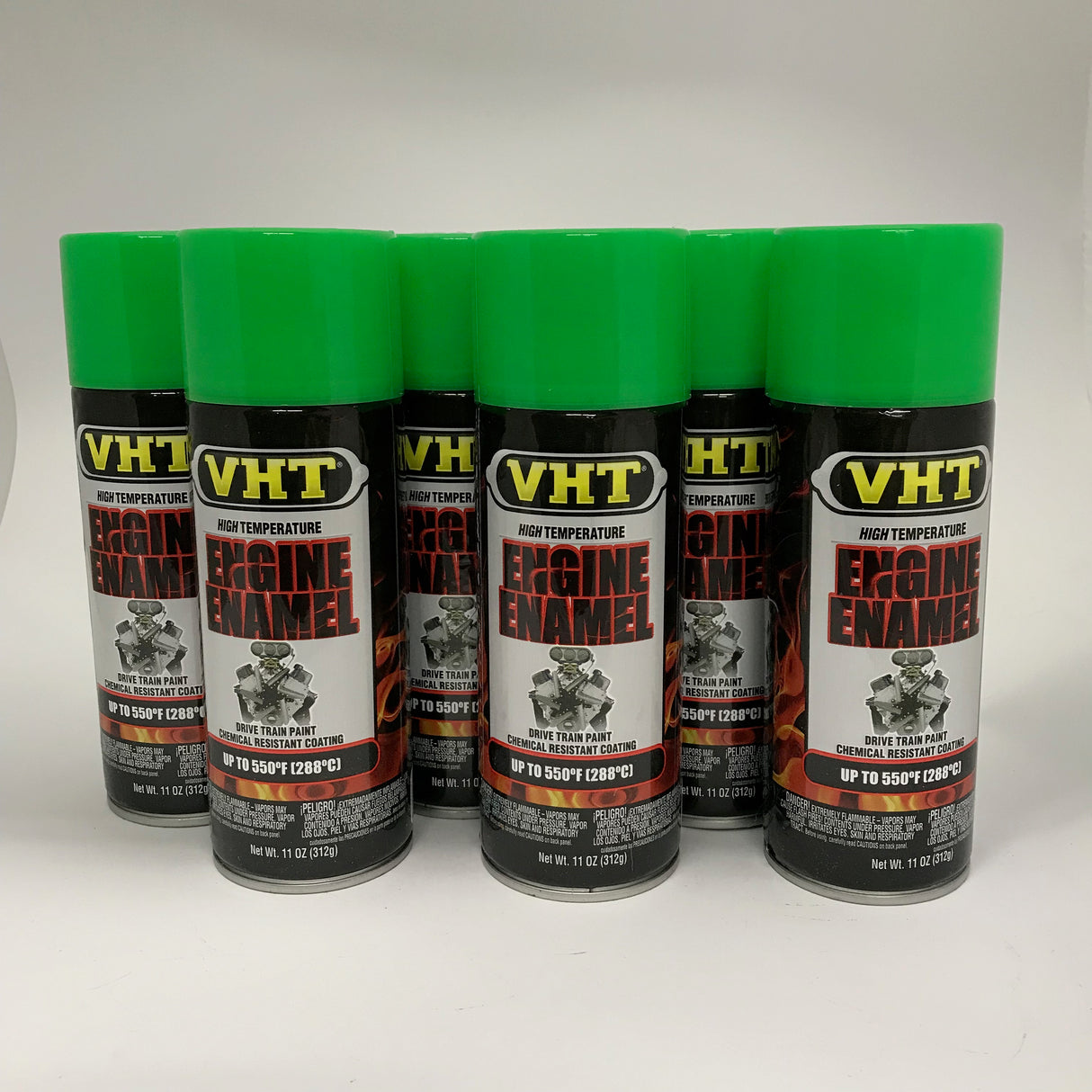 VHT SP154-6 PACK Grabber Green Engine Enamel Superior Heat & Chemical Resistant
