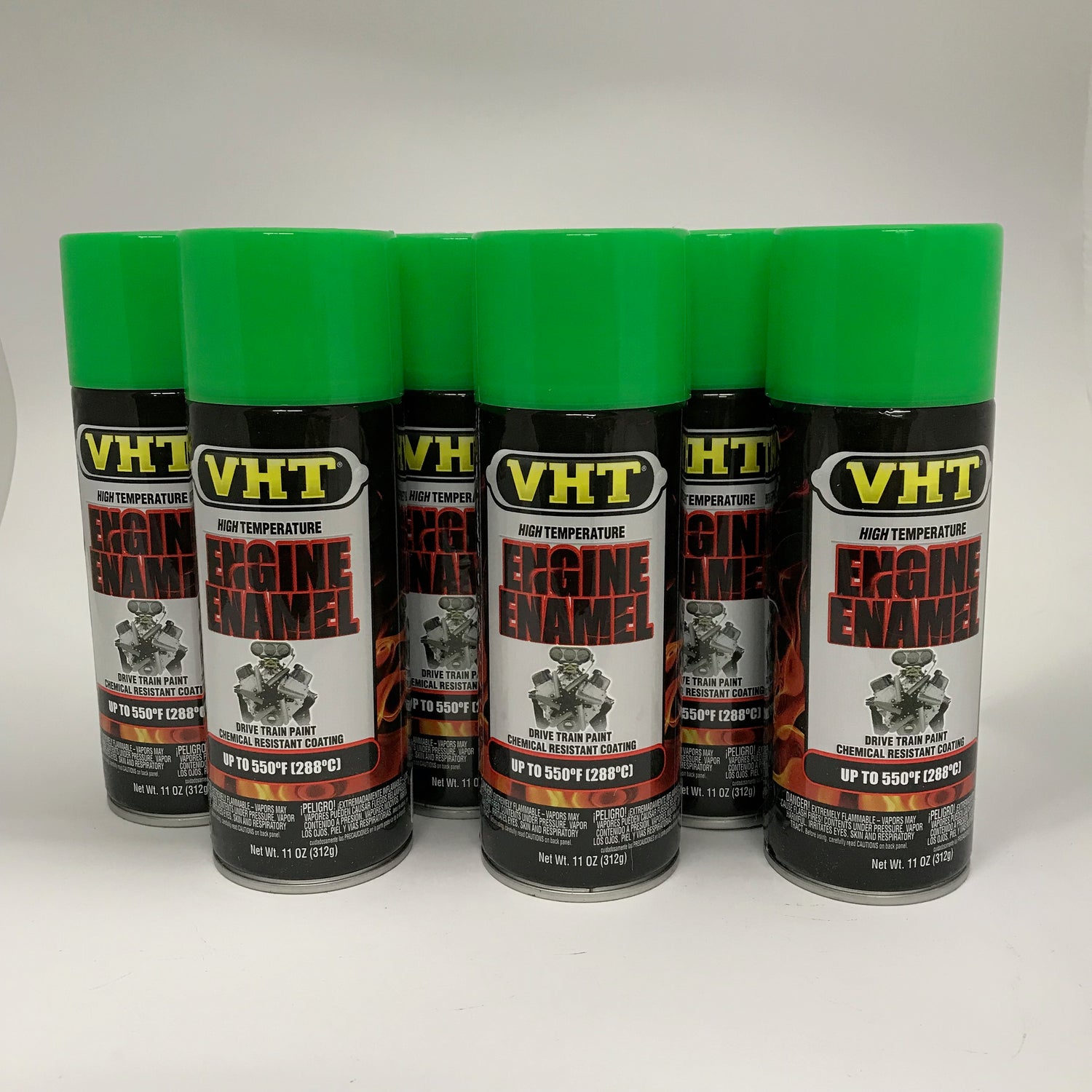 VHT SP154-6 PACK Grabber Green Engine Enamel Superior Heat & Chemical Resistant