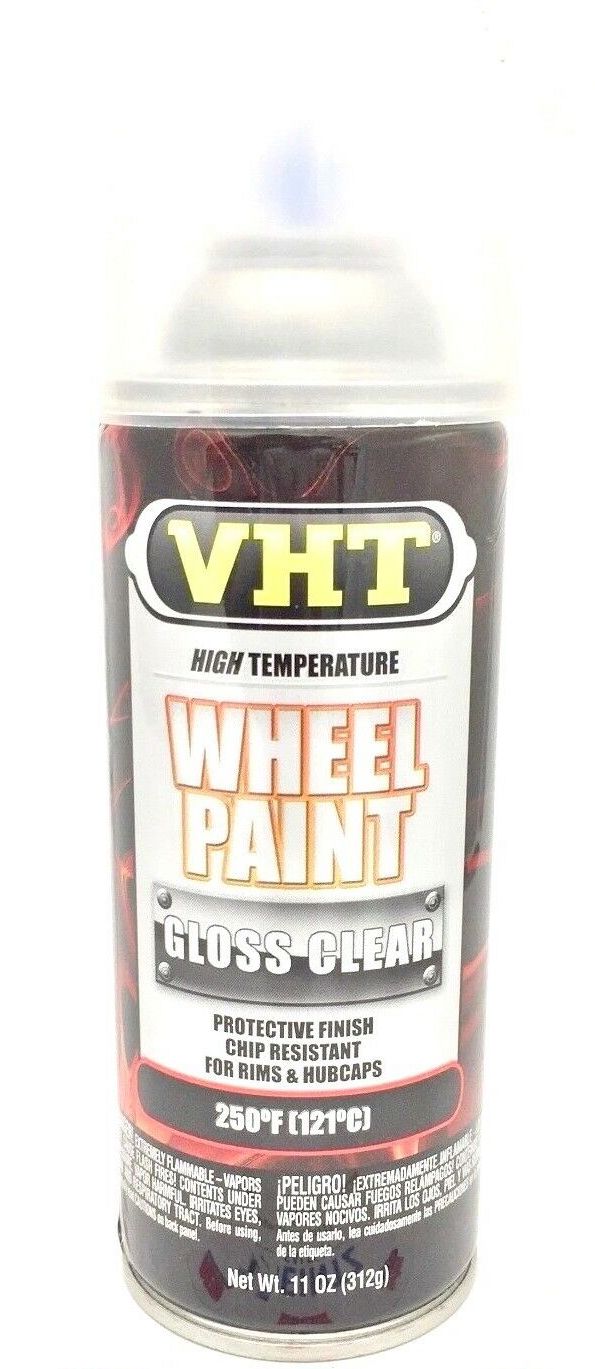 VHT SP184 High Temperature Wheel Paint GLOSS CLEAR - 11oz Aerosol