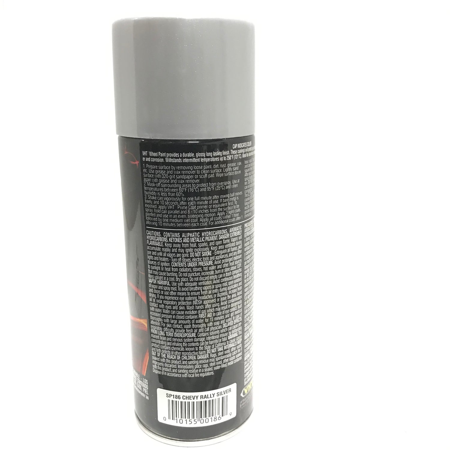 VHT SP186-2 PACK CHEVY RALLY SILVER Wheel Paint Chip & Fade Resistant - 11 oz