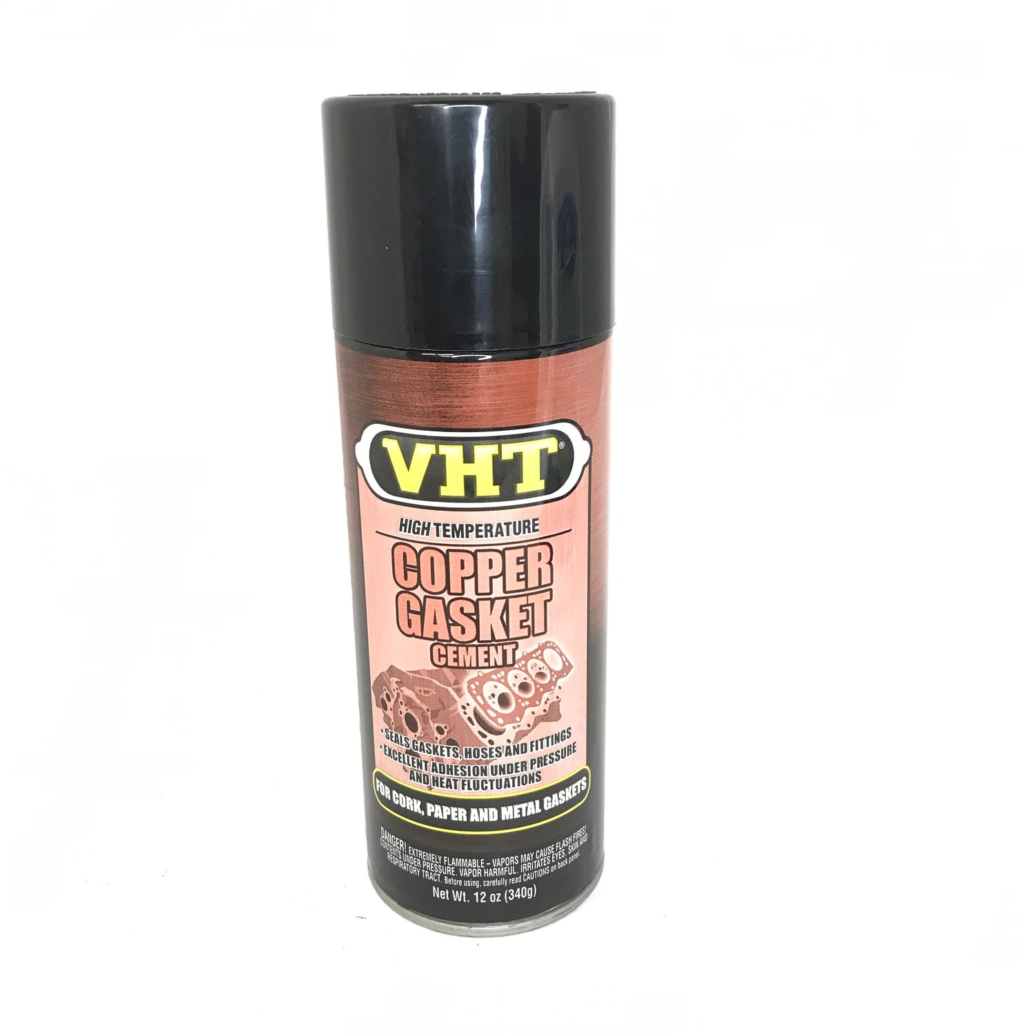 VHT SP21A High Temperature COPPER GASKET CEMENT - Cork, Metal, Paper - 12 oz