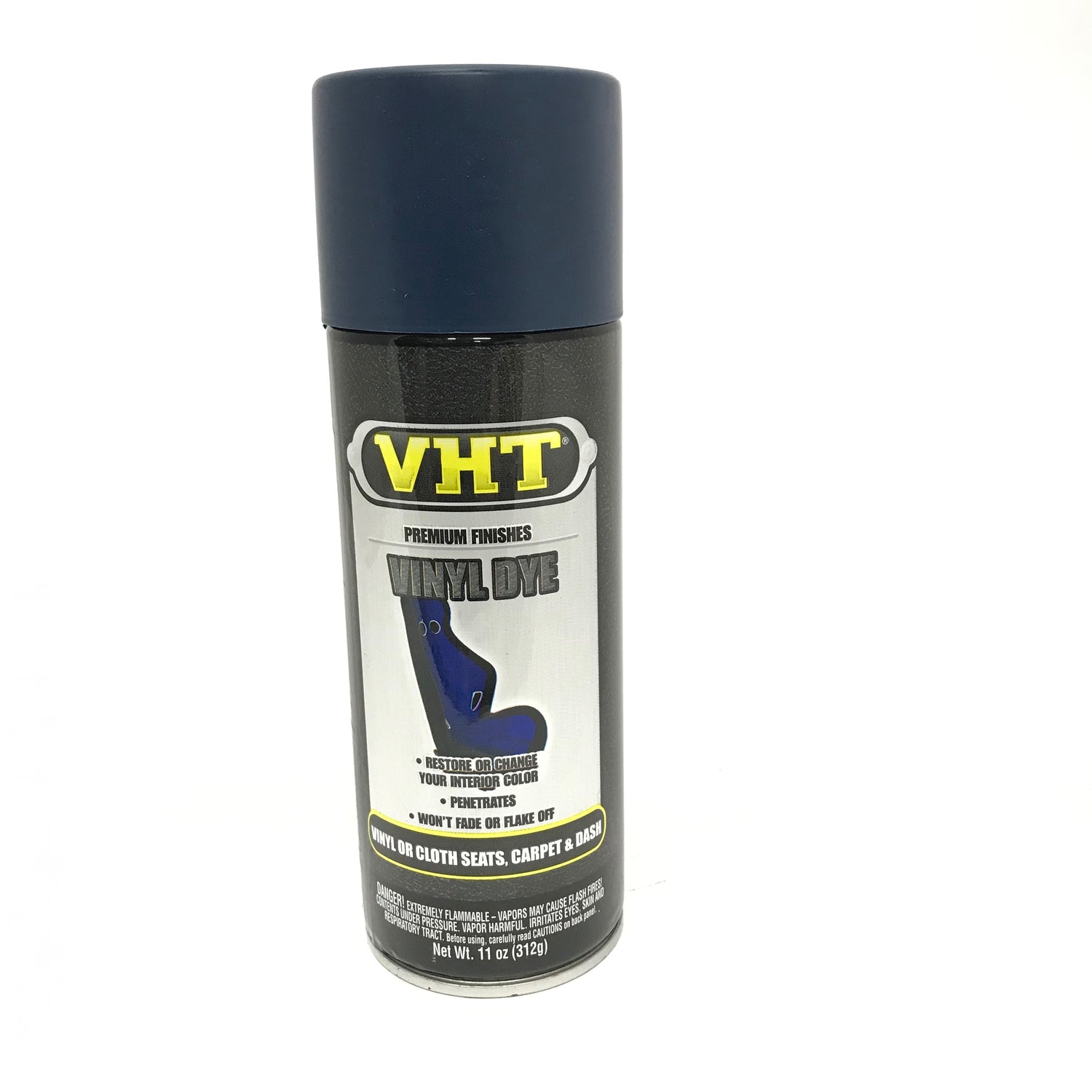 VHT SP950 DARK BLUE Satin Vinyl Dye Carpet Dashboards Vinyl Seats -11oz Aerosol