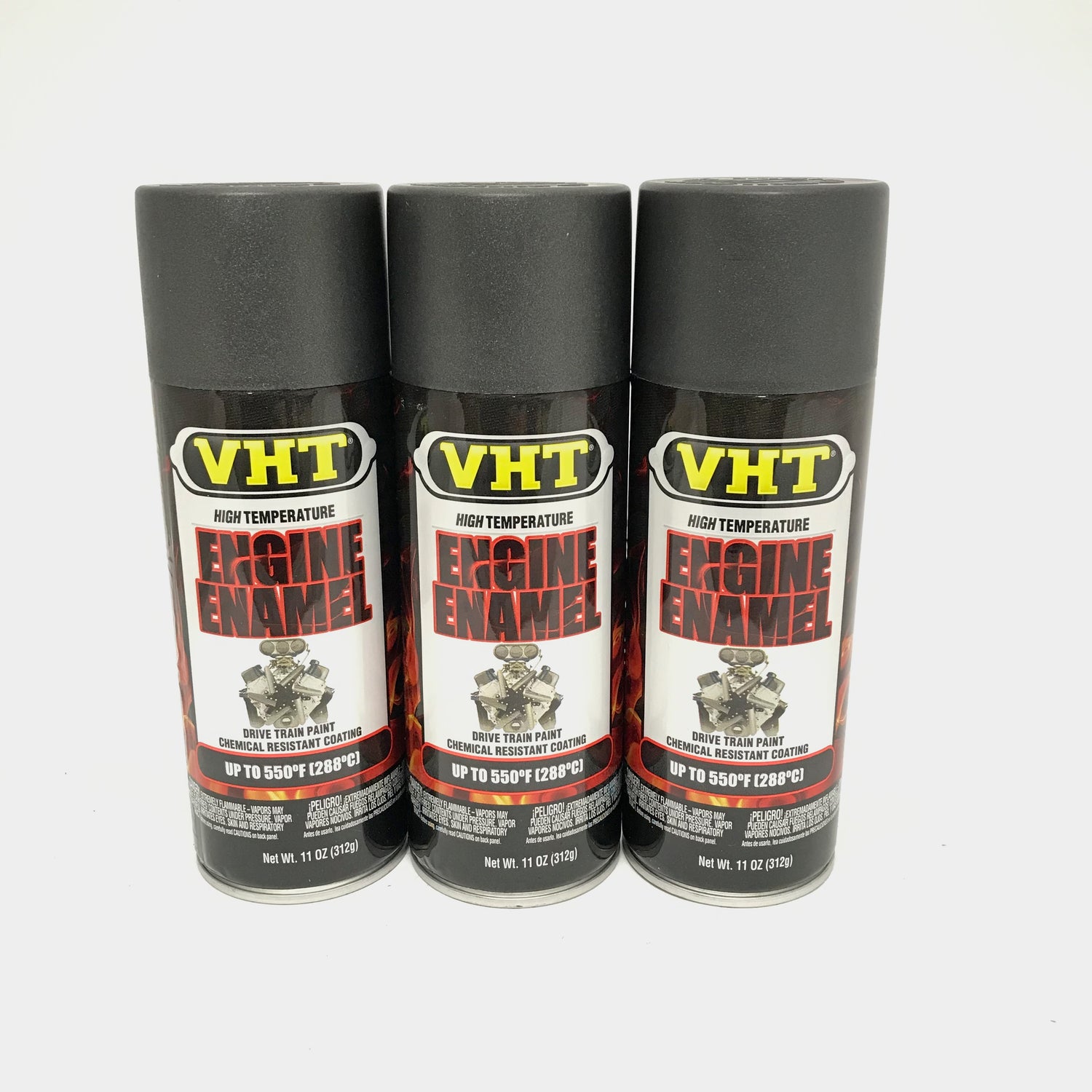VHT SP997-3 PACK CAST IRON Engine Enamel High Heat Coating, Drive Train Paint