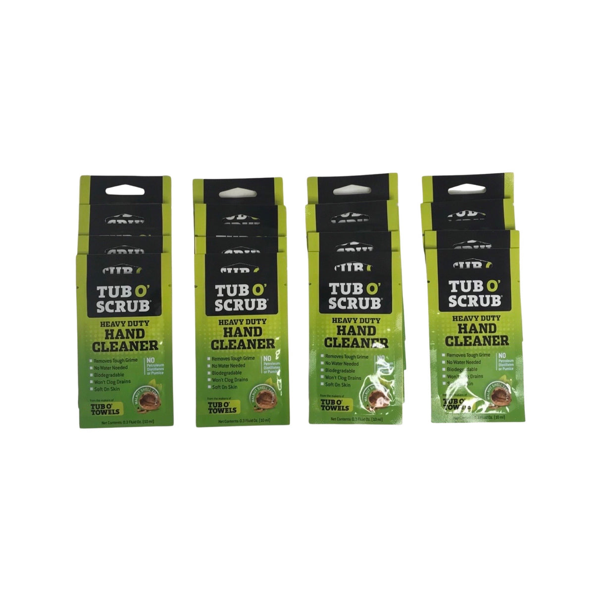 TUBOSCRUB TS01 16-Pack Heavy Duty Hand Cleaner W/ Premium Skin Conditioners.