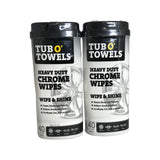 Tub O' Towels TW40-CHR - 2 Pack Heavy Duty Chrome Wipes
