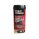 Tub O' Towels TW40-CPA - Heavy Duty Carpet & Upholstery Automotive Wipes