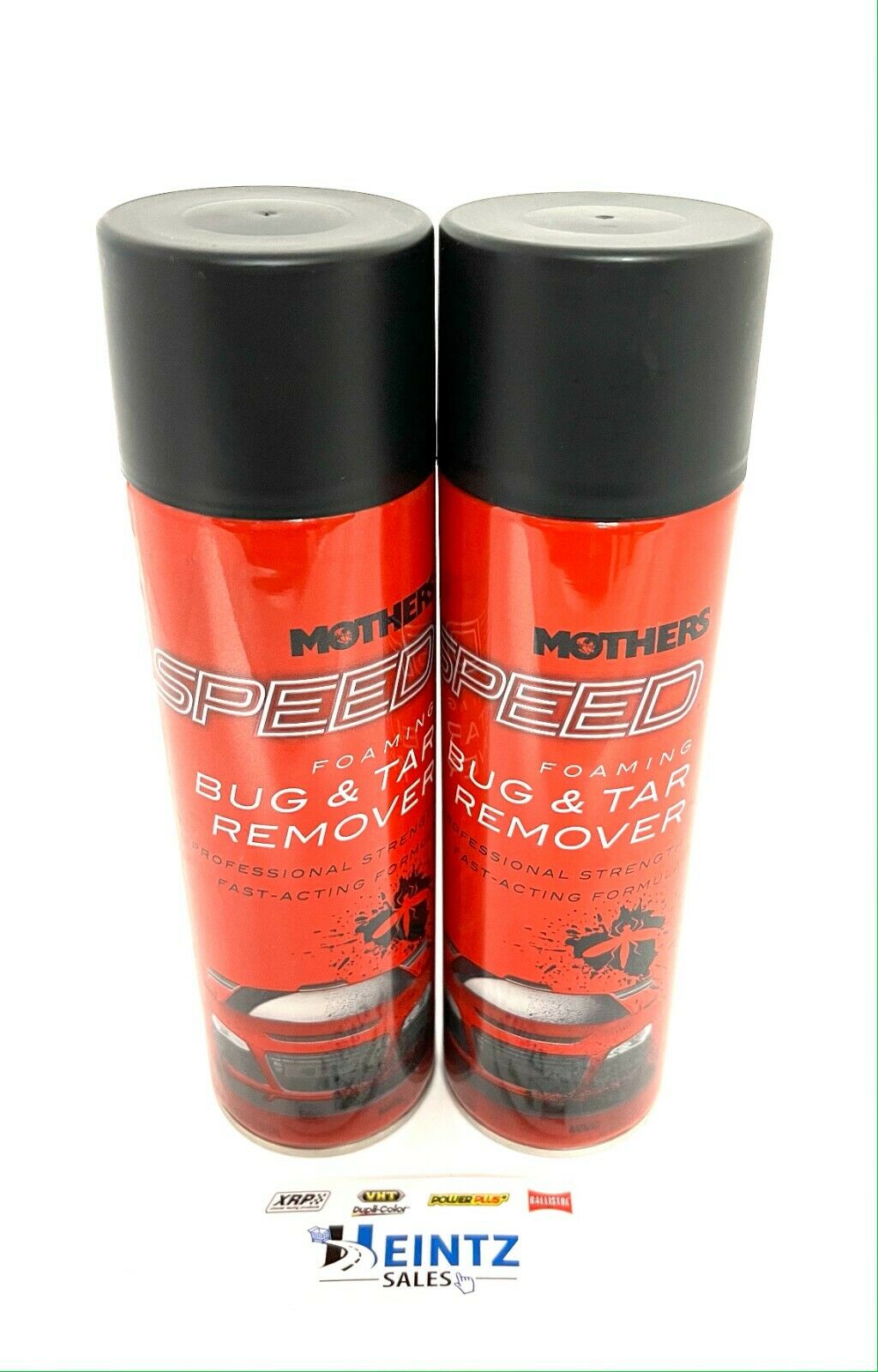 MOTHERS 16719 Speed Foaming Bug & Tar Remover 2 PACK - No Drip - 18.5 fl. oz