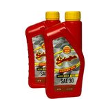 Schaeffer's 011030-012S - 2 Pack Micron Moly SAE 30 Extra Zinc Racing Oil - 1 qt. ea.