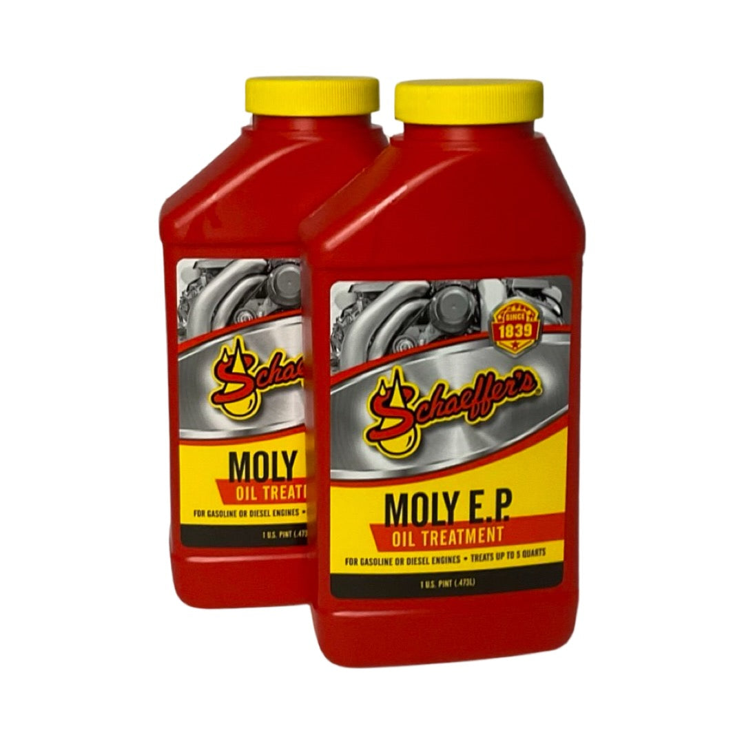 Schaeffer's 0132 - 2 Pack Moly E.P (Extreme Pressure) Oil Treatment - 1 pint ea.