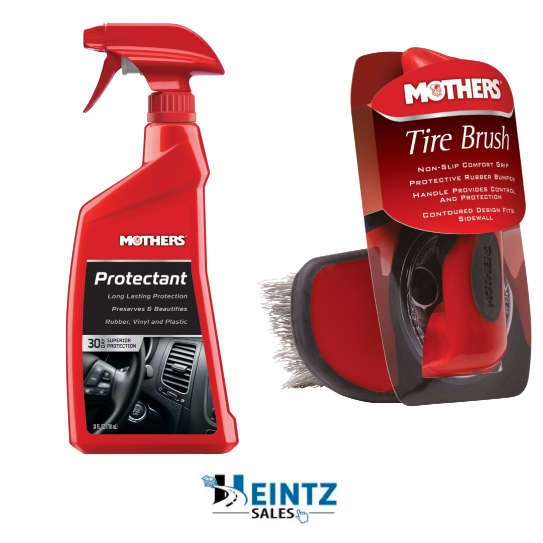 Mothers 05324/156000 Protectant Long lasting Protection W/ Detailing Tire Brush