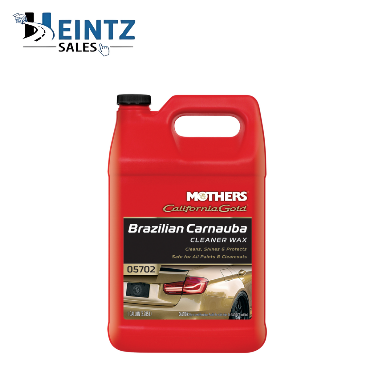 MOTHERS 05702 California Gold Brazilian Carnauba Cleaner Wax - Shines - 1 GALLON