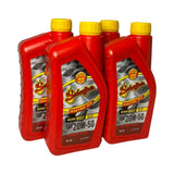 Schaeffer's 0191-012S - 4 Pack Micron Moly Racing Oil 20W-50 Extra Zinc - 1 qt. ea.