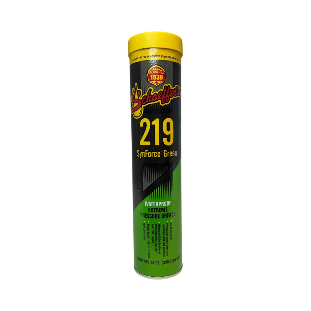 Schaeffer's 219 Synforce Green Waterproof Grease Synthetic Wheel Bearing
