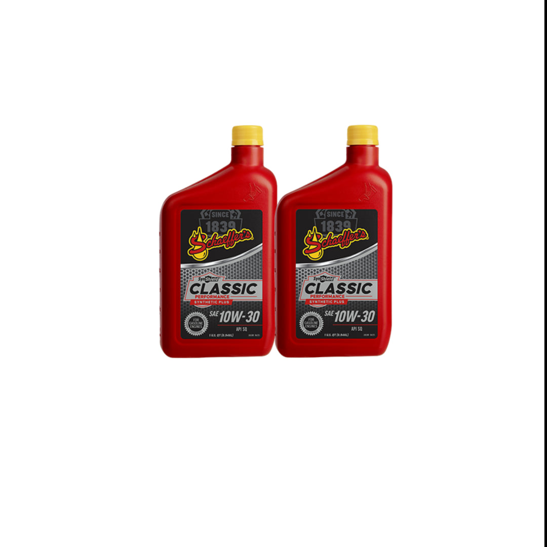 Schaeffer's 4030 SynShield Classic Performance Synthetic Plus 10W-30, 1qt. 2pack