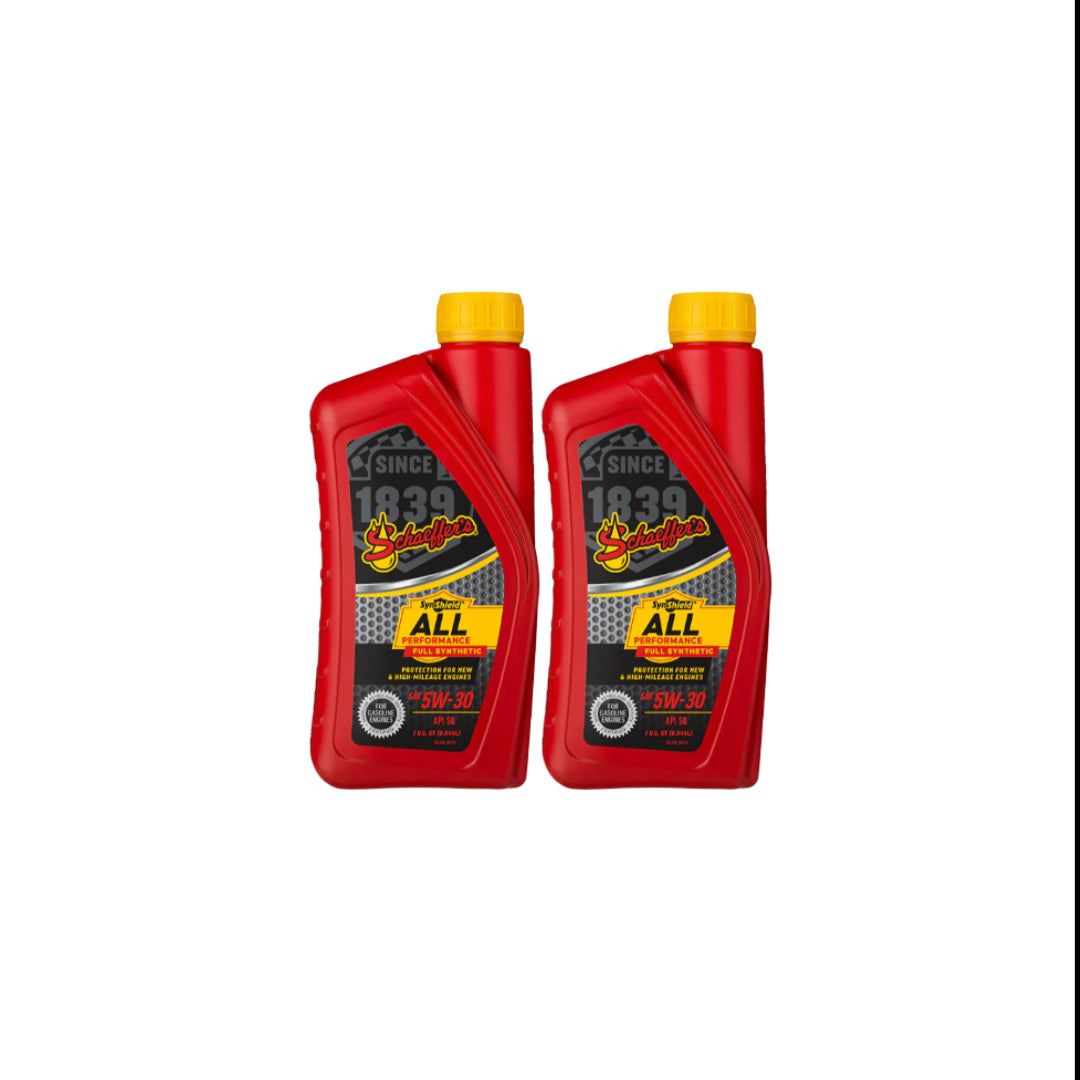 Schaeffer's 6530 SynShield All Performance Full Synthetic 5W-30, 1 qt. (Two Pack)