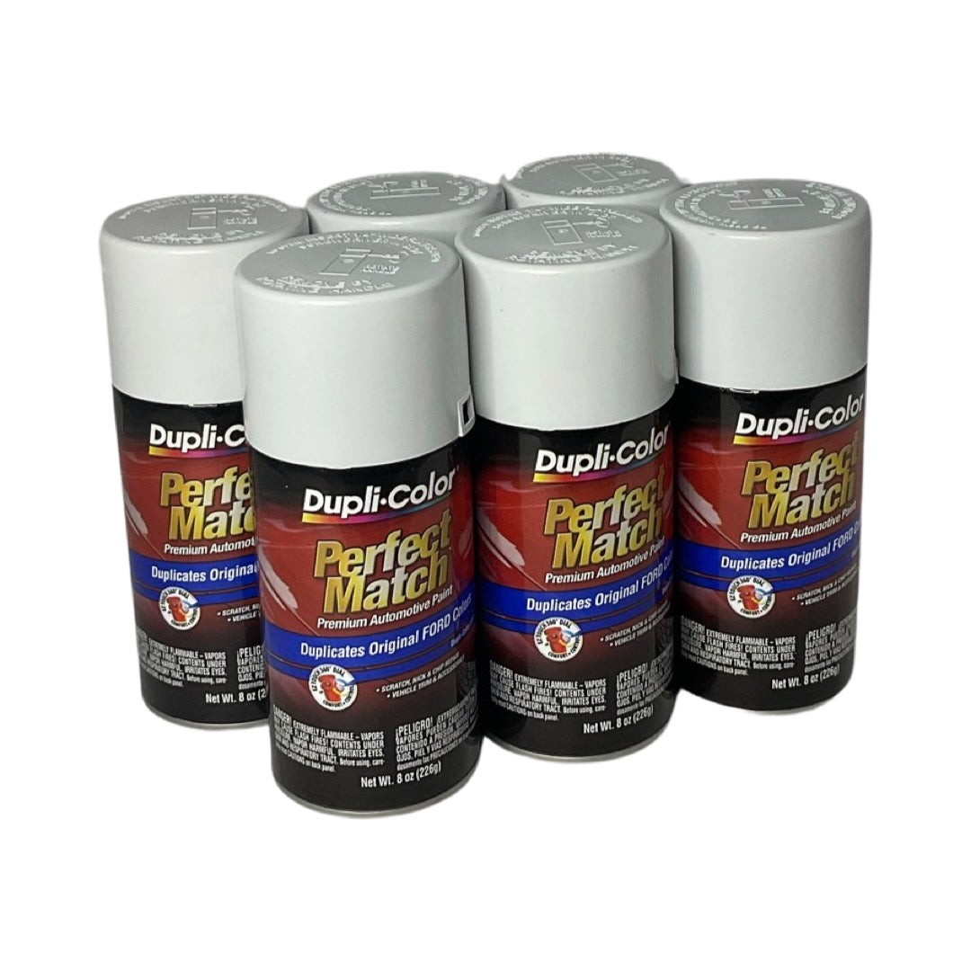 Dupli-Color BFM0229 - 6 Pack Oxford White Perfect Match Paint - 8 oz. ea.