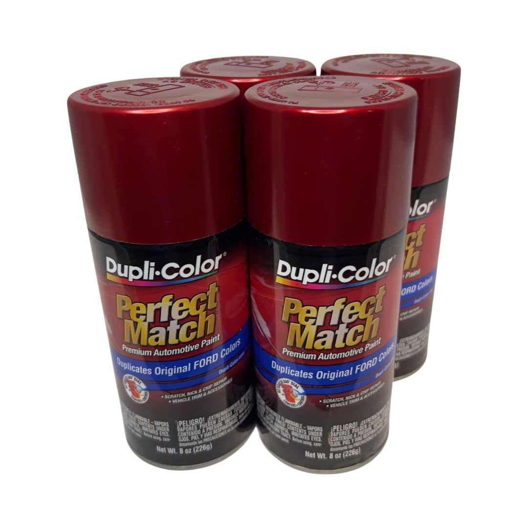 Dupli-Color BFM0344 - 4 Pack Ford Toreador Red Metallic Perfect