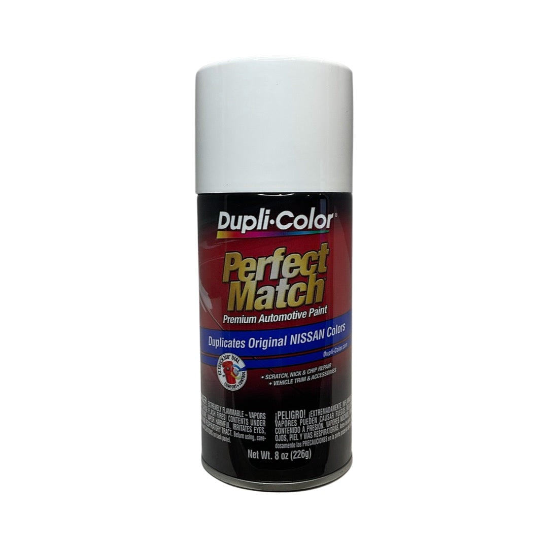 Dupli-Color BNS0562 Nissan Super White Perfect Match Automotive Paint - 8 oz.