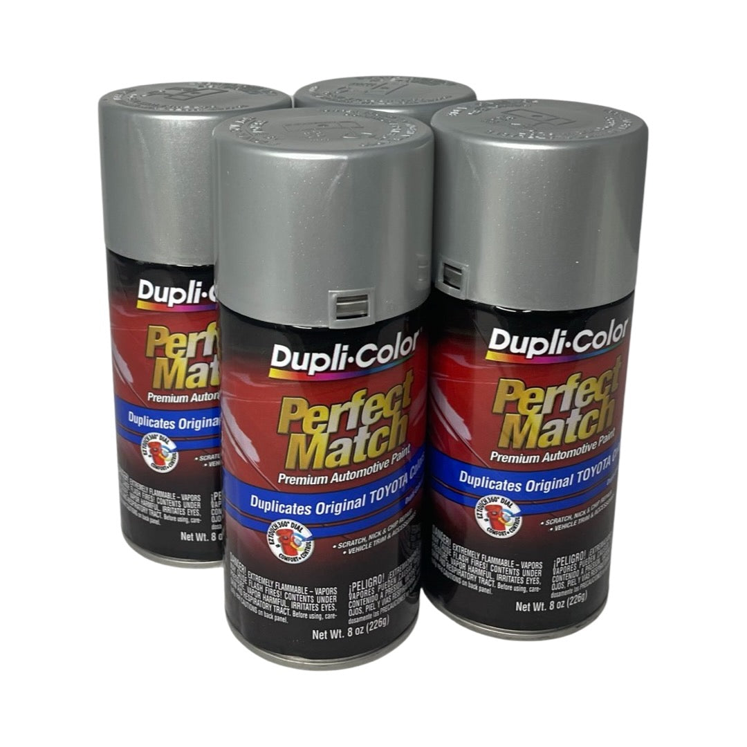 Dupli-Color BTY1602 - 4 Pack Toyota Lunar Mist Perfect Match Automotive Paint - 8 oz.