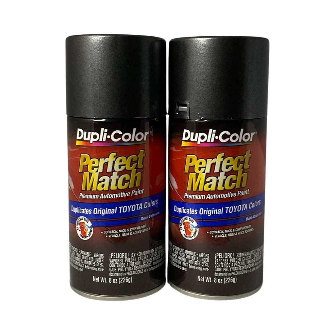 Dupli-Color BTY1619 - 2 Pack Toyota Magnetic Gray Metallic Perfect Match Automotive Paint - 8 oz. ea.