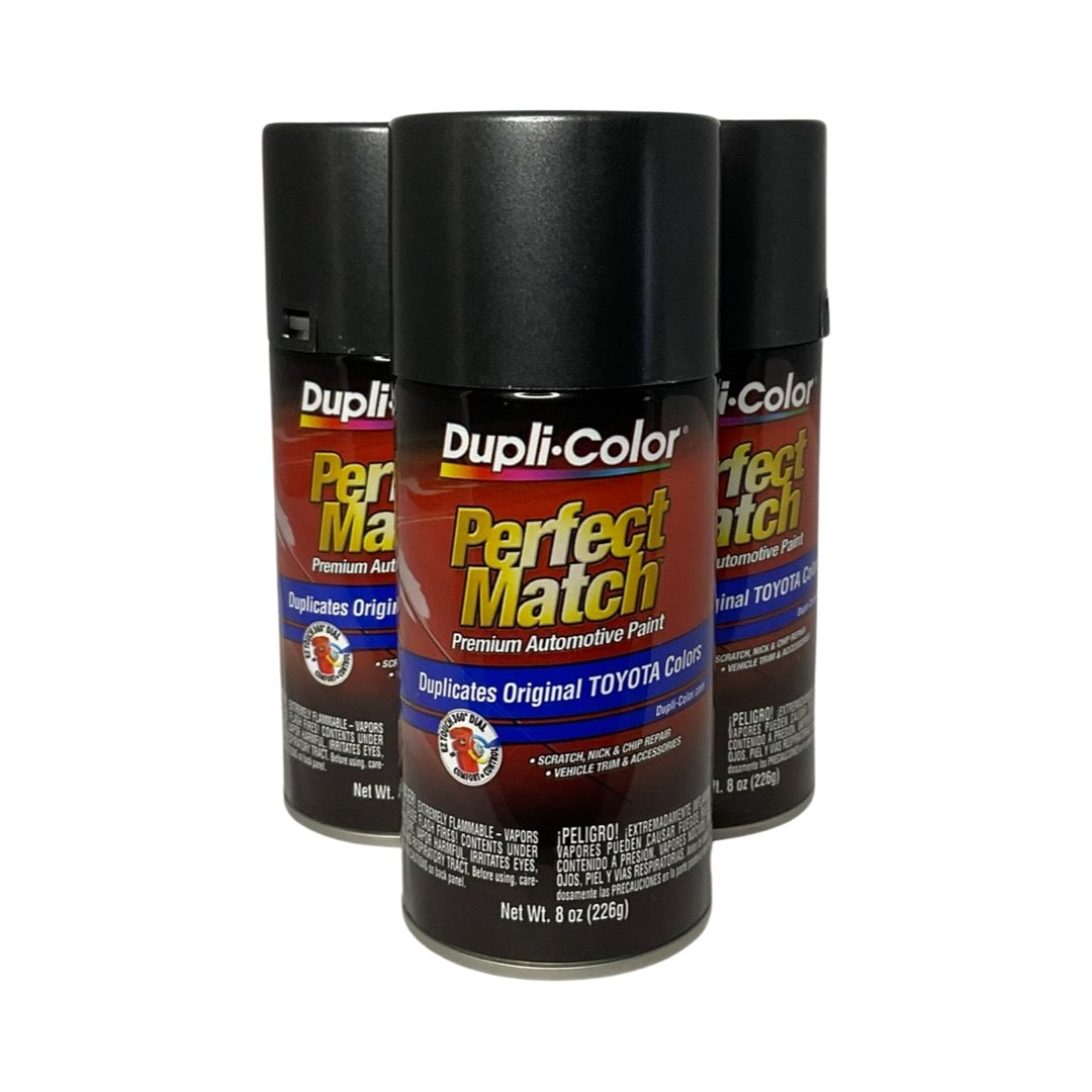 Dupli-Color BTY1619 - 3 Pack Toyota Magnetic Gray Metallic Perfect Match Automotive Paint - 8 oz. ea.