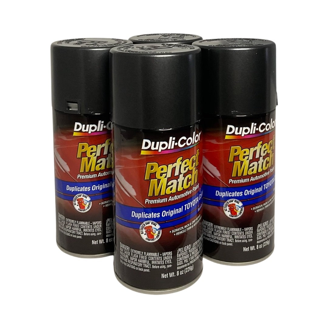 Dupli-Color BTY1619 - 4 Pack Toyota Magnetic Gray Metallic Perfect Match Automotive Paint - 8 oz. ea.
