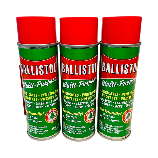 Ballistol 120069 Multi Purpose Oil-Lubricant Gun Cleaner-6oz