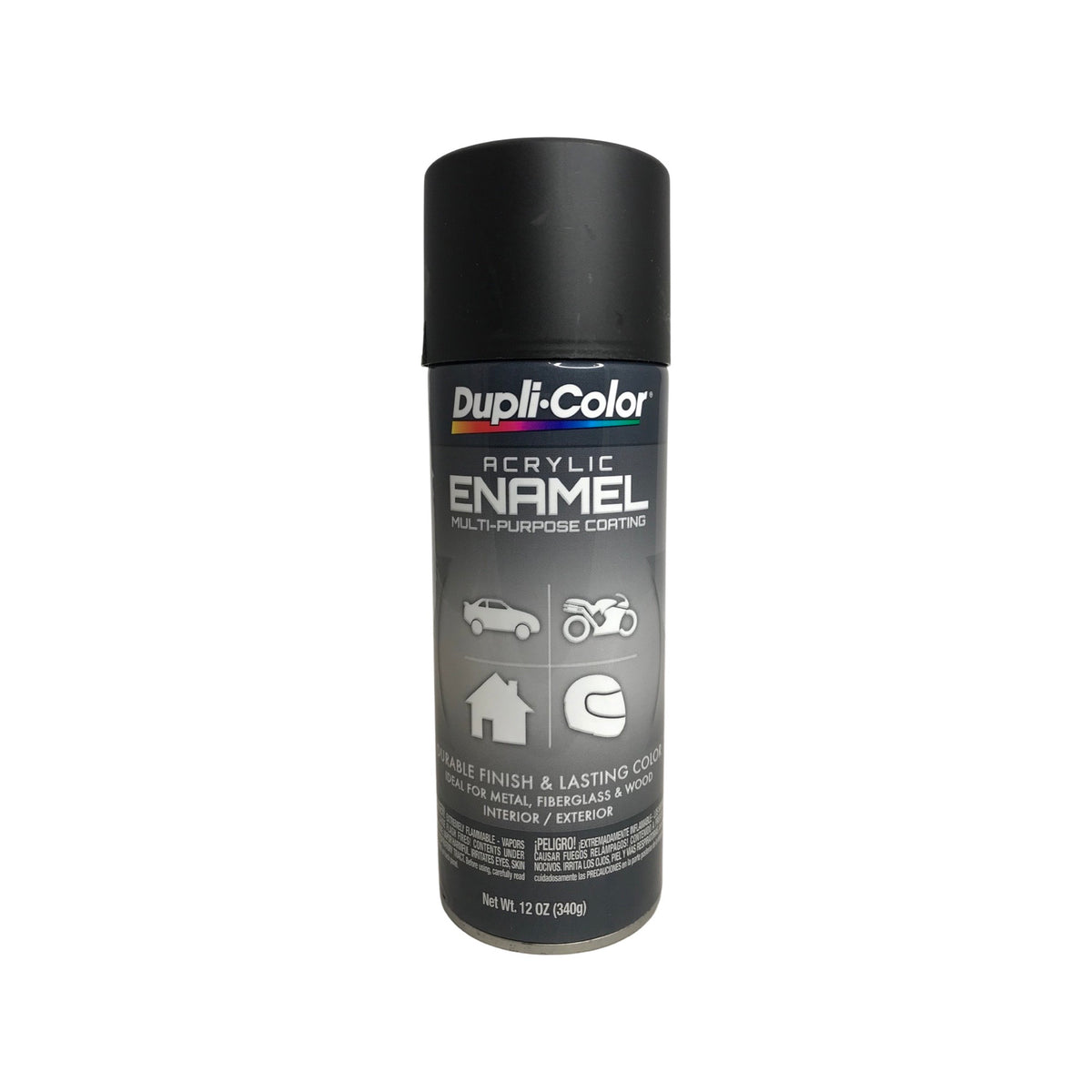 Dupli Dupli-Color DA1605 General Purpose Acrylic Enamel Coating Flat Black ...